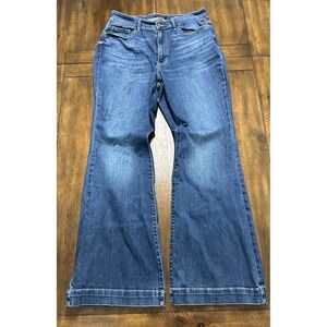Judy Blue 14W Flare Jeans Medium Wash High Rise Stretch Denim JB82443MD-PL